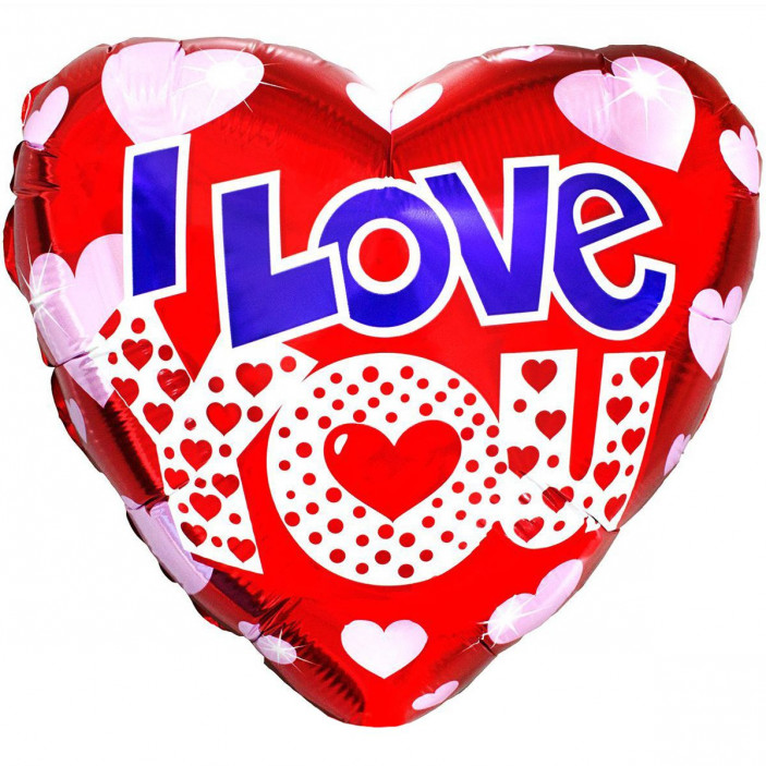 Гелієва кулька "I Love You"